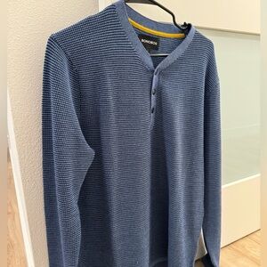 Bonobos Cashmere Henley in Blue